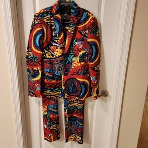 Vibrant Multicolor Men's Suit